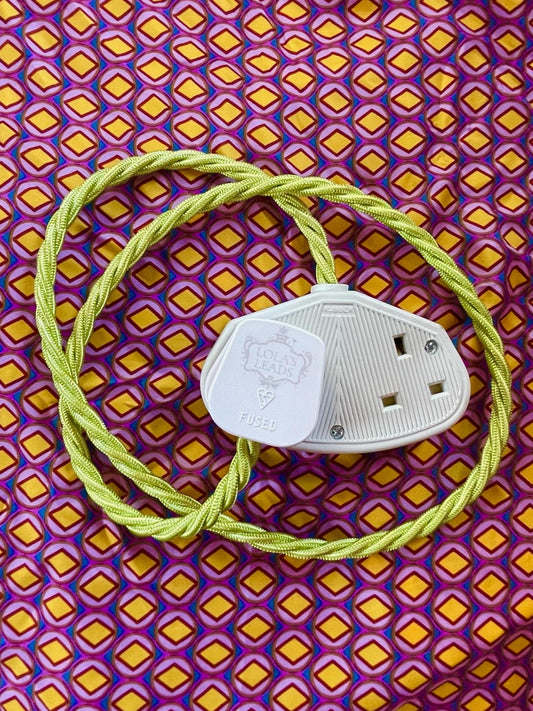 Lola's Leads - Lime Soda + White 1m