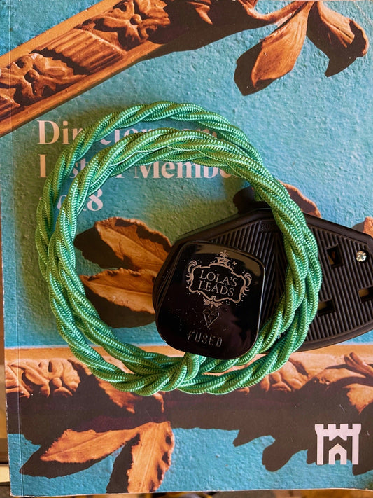 Lola's Leads - Pale Emerald + Black 1m