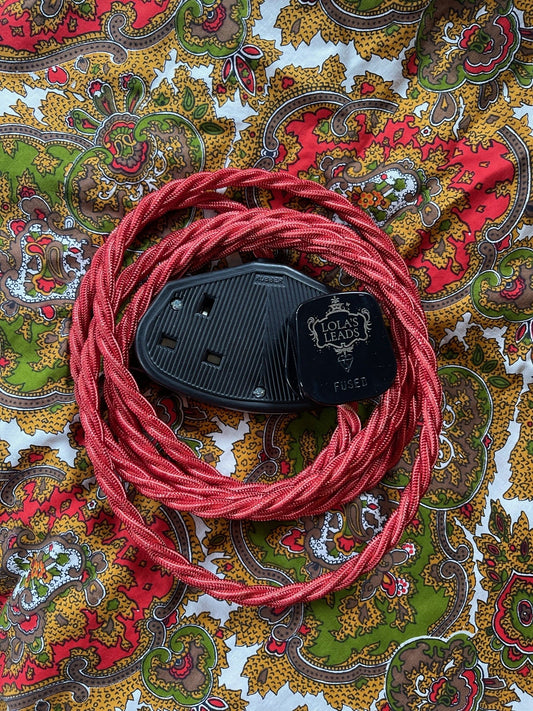 Lola's Leads - Persimmon & Black 2m