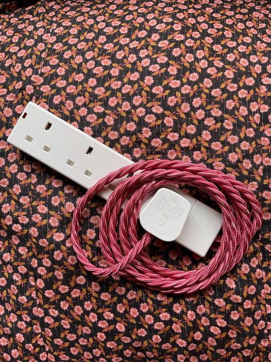 Lola's Leads - Spotted Lobster + White 2m 4 Gang