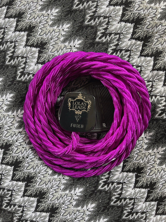 Lola's Leads - Ultraviolet + Black 4m