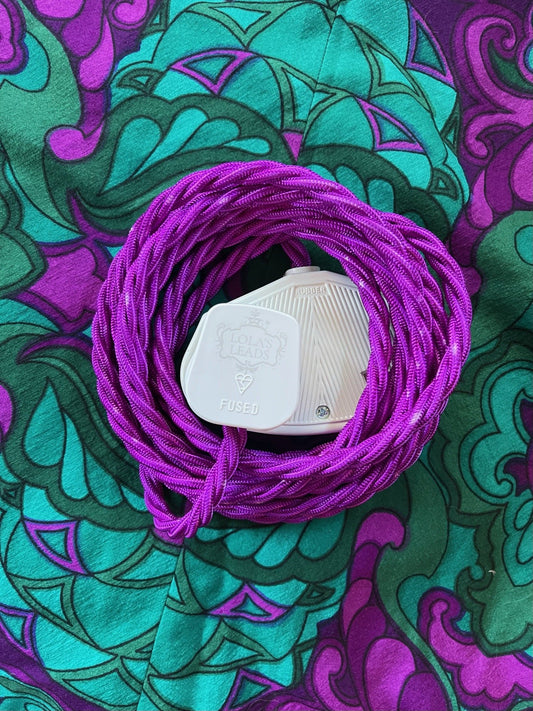 Lola's Leads - Ultraviolet Spot + White 3m