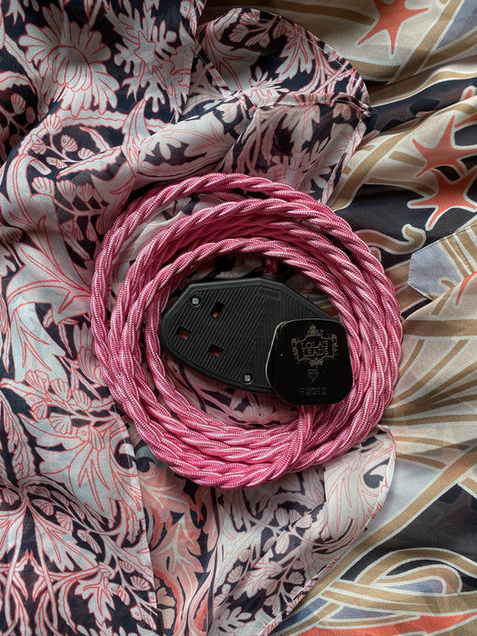 Lola's Leads - Blancmange + Black 3m