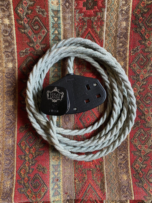 Lola's Leads - Lichen Linen + Black | 2m & 3m