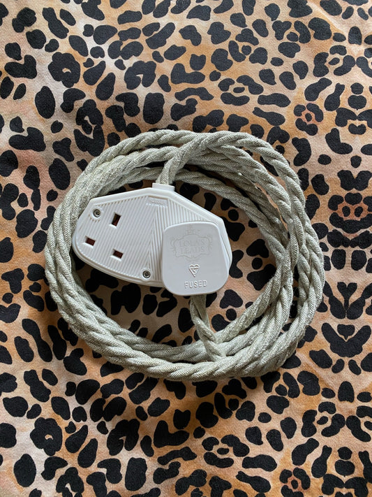 Lola's Leads - Lichen Linen + White | 2m & 3m