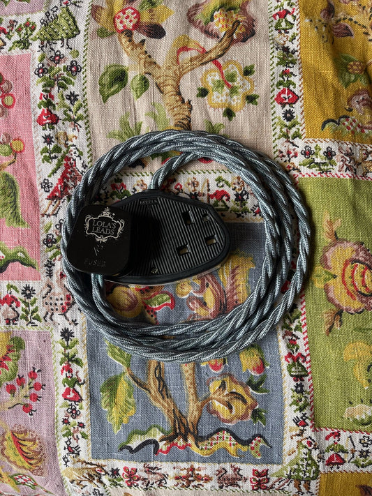 Lola's Leads - Steel Blue + Black 2m