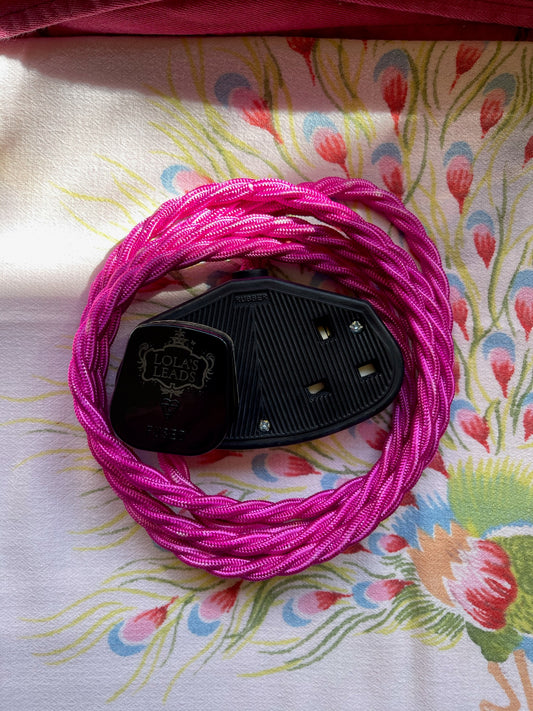 Lola's Leads - Hubba Bubba & Black 2m & 3m extension lead