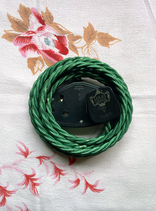 Lola's Leads - Basil + Black 3m Extension Lead