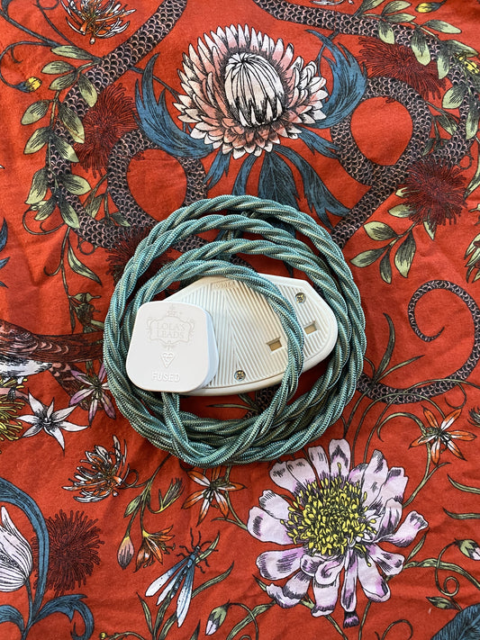 Lola's Leads - Seaglass & White 2m