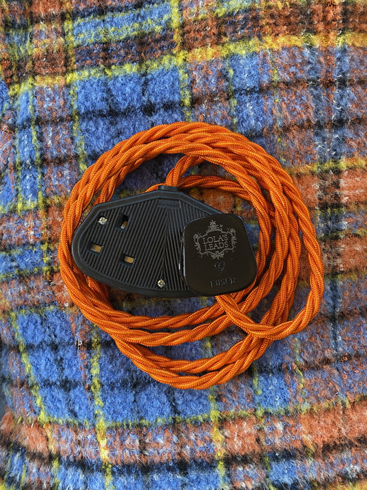Lola's Leads - Fire & Black 2m