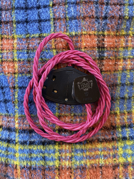 Lola's Leads - Hot Pink & Black | 2m & 3m