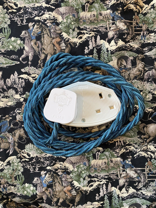 Lola's Leads - Dark Teal & White