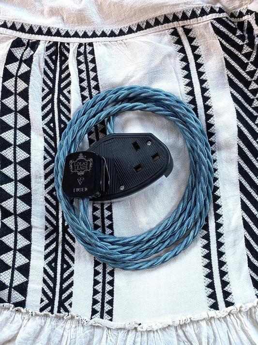 Lola's Leads - Teal & Black 2m