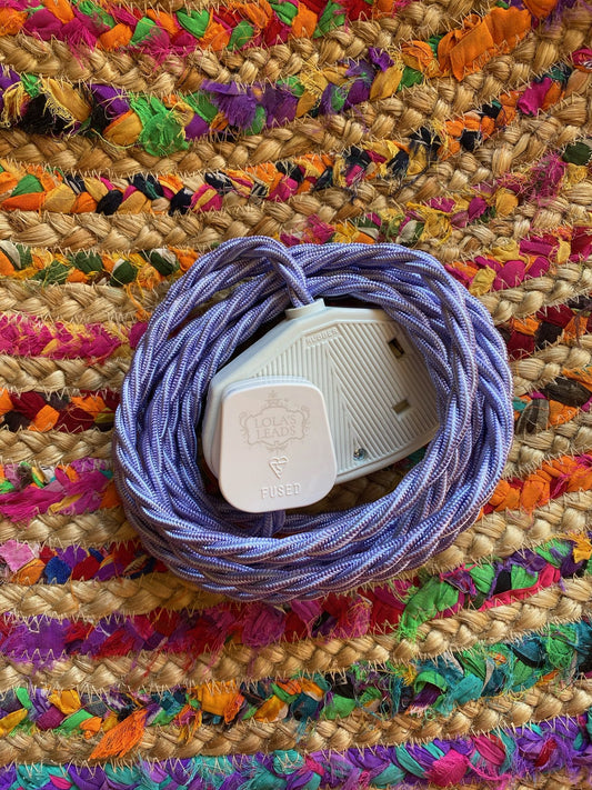 Lola's Leads - Lavender + White 3m