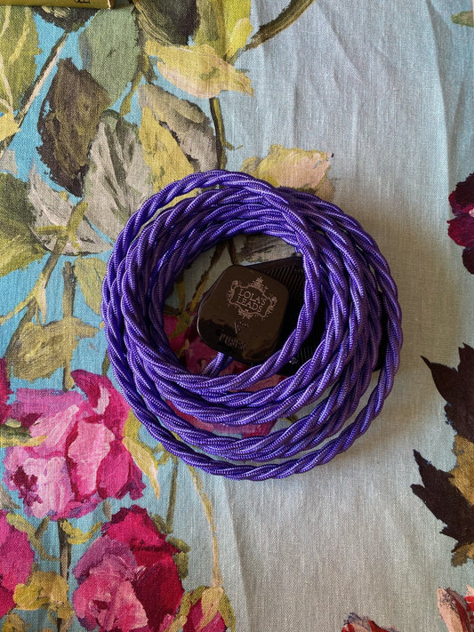 Lola's Leads - Violet + Black 3m