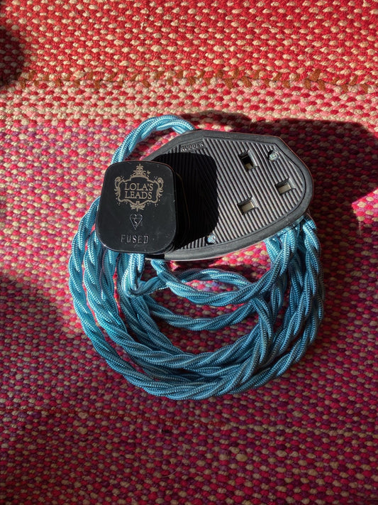 Lola's Leads - Teal + Black 3m