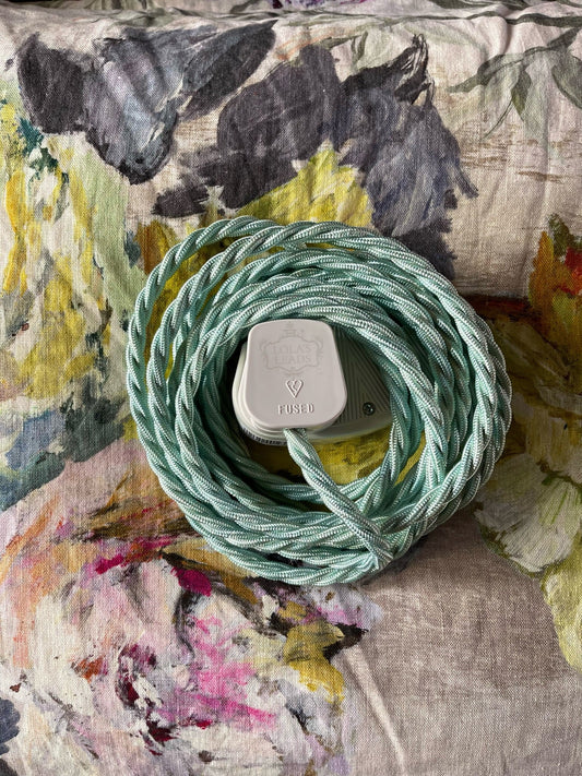 Lola's Leads - Aqua Ice + White 4m
