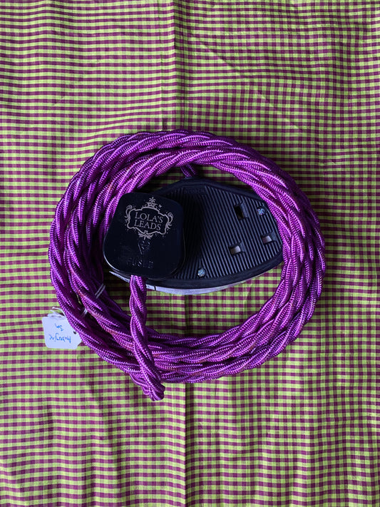 Lola's Leads - Aubergine + Black 3m