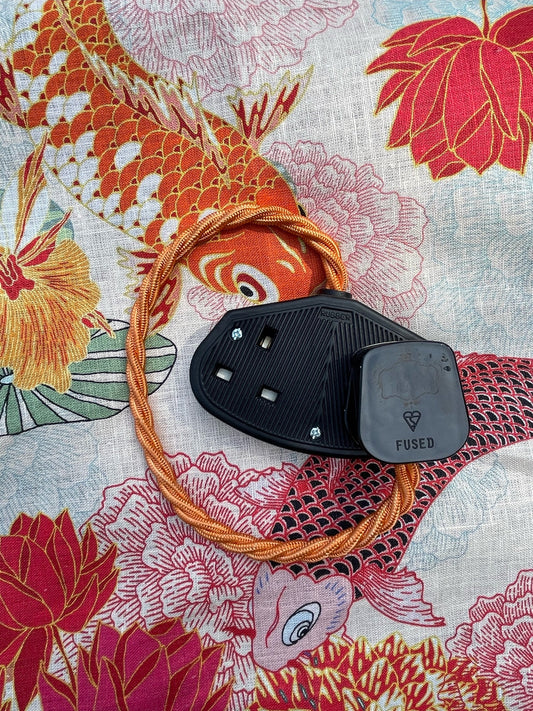 Lola's Leads - Cantaloupe + Black 40cm