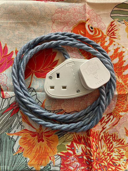 Lola's Leads - Chambray Linen + White 2m