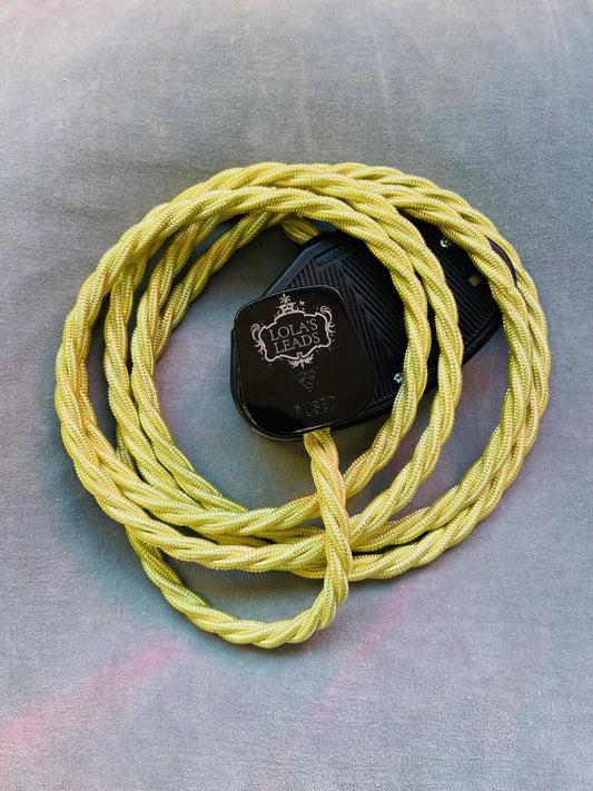Lola's Leads - Citron + Black 2m