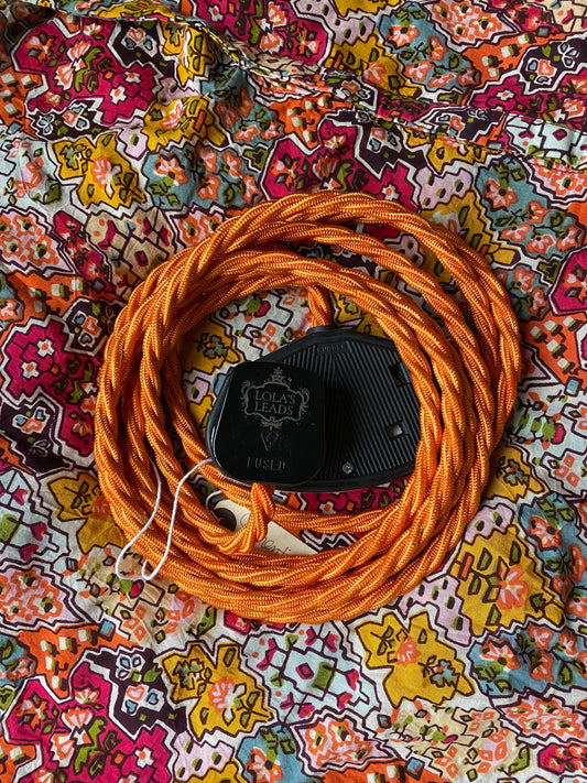 Lola's Leads - Clementine + Black 3m