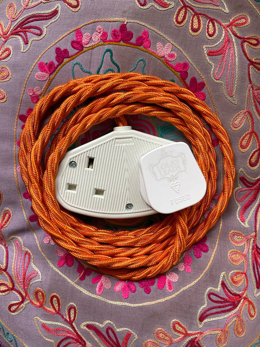 Lola's Leads - Clementine + White 2m