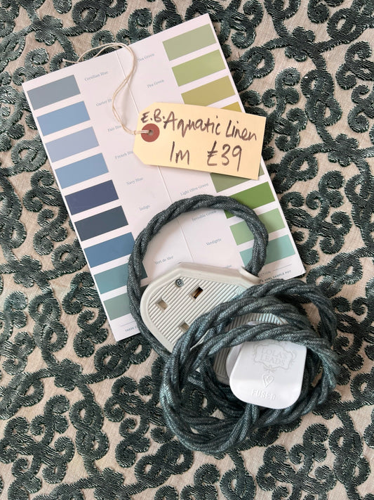 Blue Fabric Extension Cable