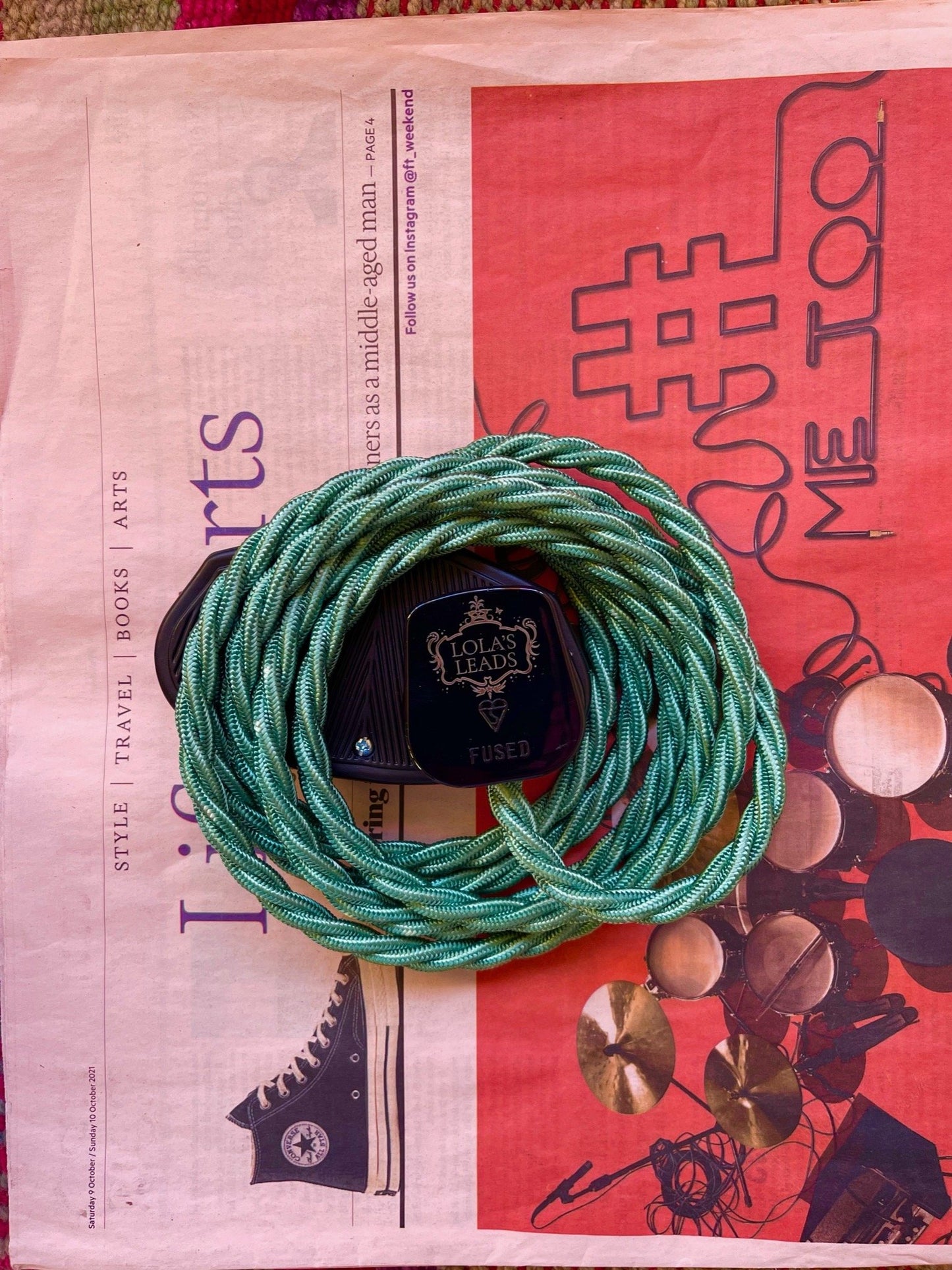 Lola's Leads - Forest + Black 2m