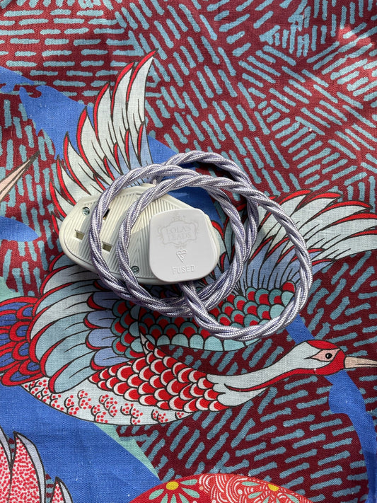 Lola's Leads - Lavender + White 1m
