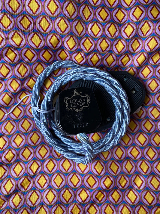 Lola's Leads - Periwinkle + Black 1m