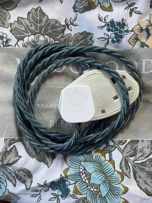 Lola's Leads - Petrol + White 2m