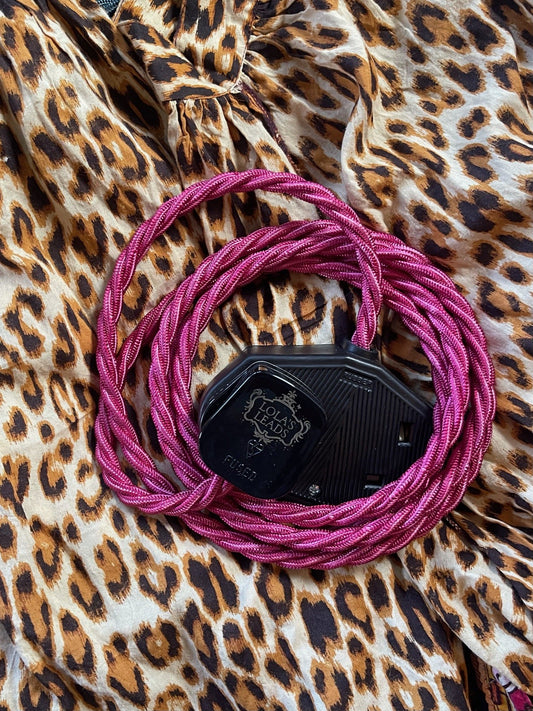 Lola's Leads - Plum + Black 2m