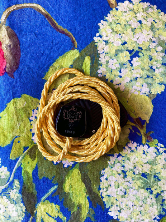 Lola's Leads - Primrose + Black 2m