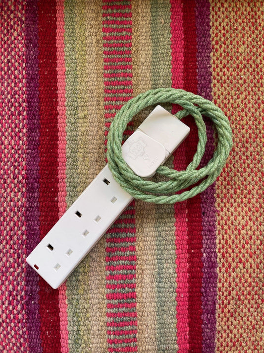 Lola's Leads - Sage Linen + White 1m 4 Gang