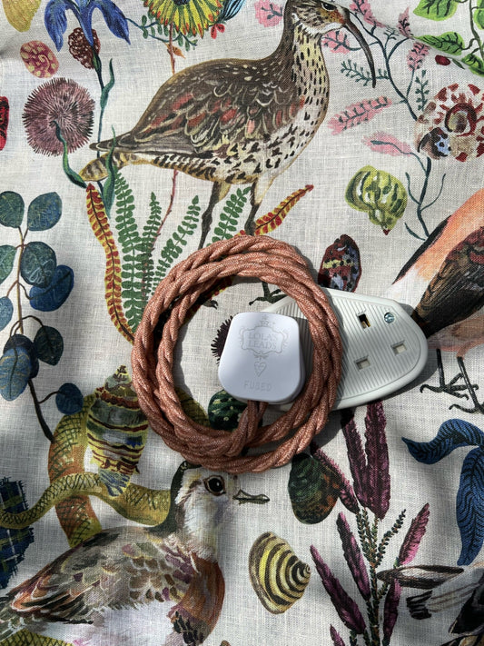 Smoked Trout Linen + White 1m