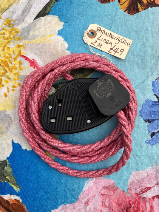 Strawberry Crush Linen + Black 2m
