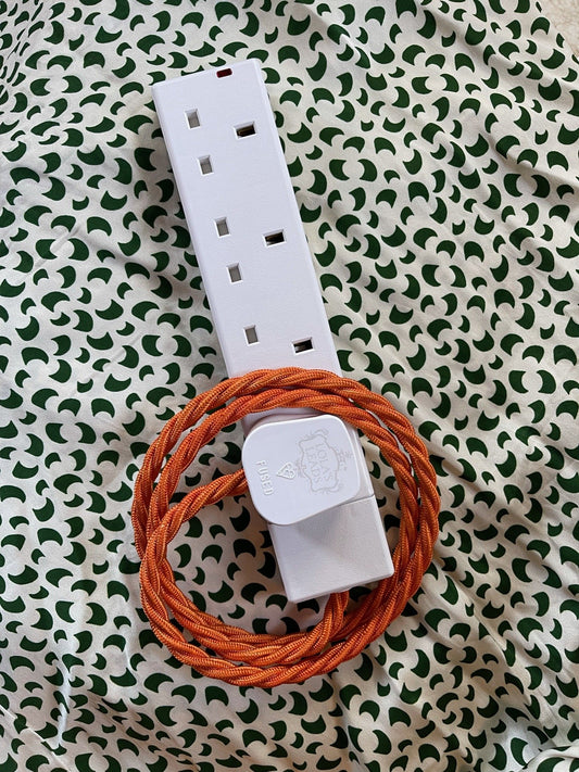 Lola's Leads - Tangerine + White 1m 4 Gang
