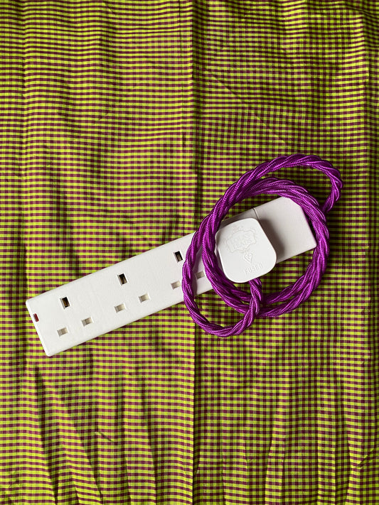 Lola's Leads - Ultraviolet + White 4 Gang 1m
