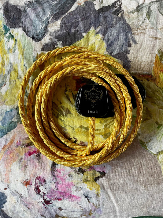 Lola's Leads - Yolk + Black 3m