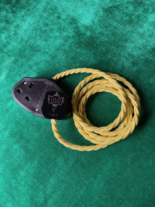 Lola's Leads - Limoncello + Black 2m