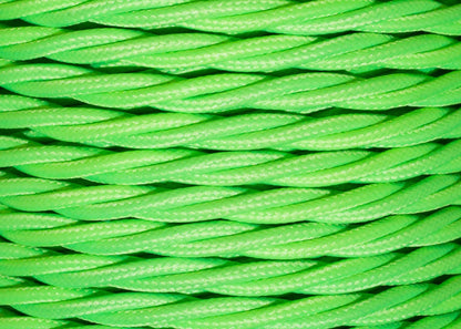 Luminous Lime Twisted Lighting Cable