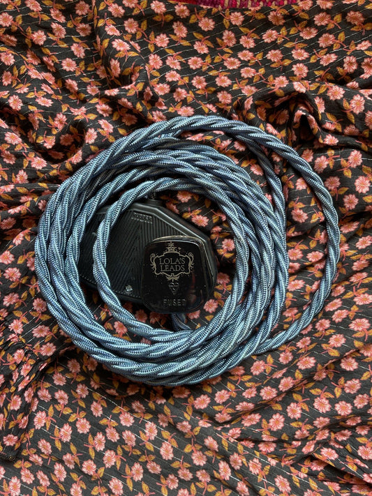 Lola's Leads - Mid-Prussian Blue & Black