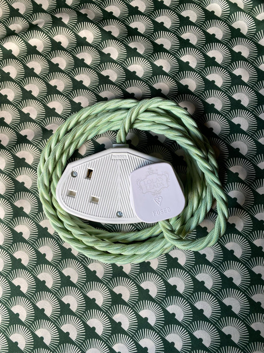 Lola's Leads - Mint Gelato Cotton + White 2m