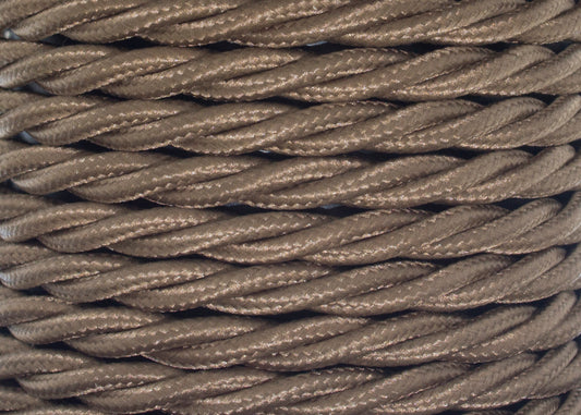 Nutmeg Twisted Lighting Cable