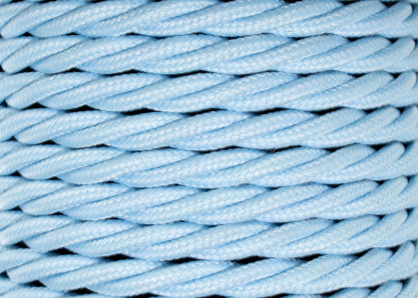 Powder Blue Twisted Lighting Cable