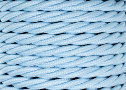 Powder Blue Twisted Lighting Cable