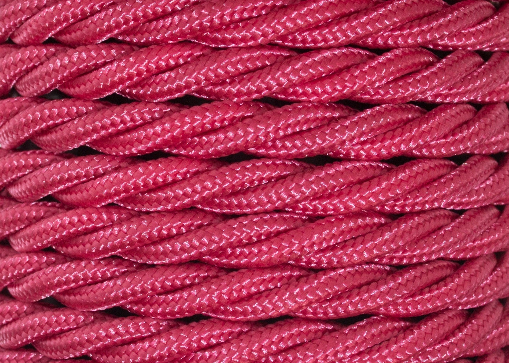 Raspberry Twisted Lighting Cable