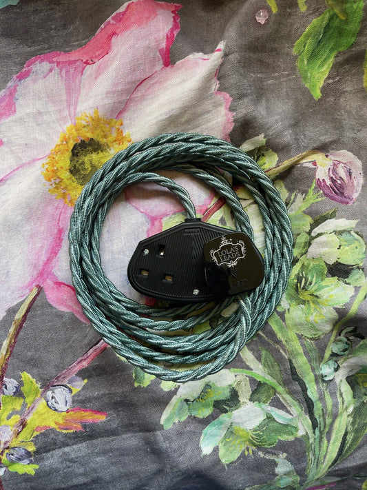 Lola's Leads - Sea Green & Black 3m