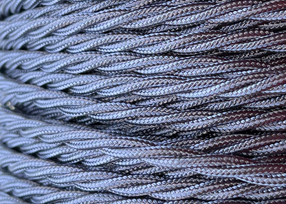 Slate Twisted Lighting Cable